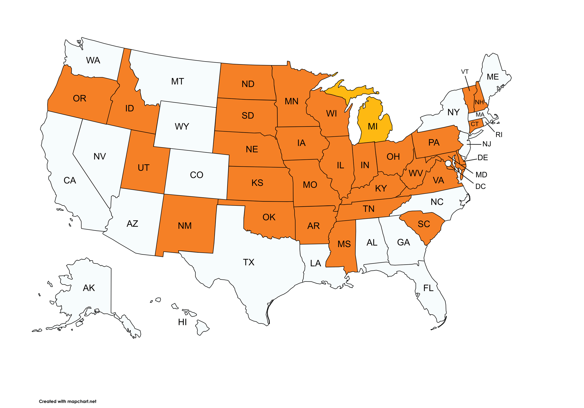 National General Map